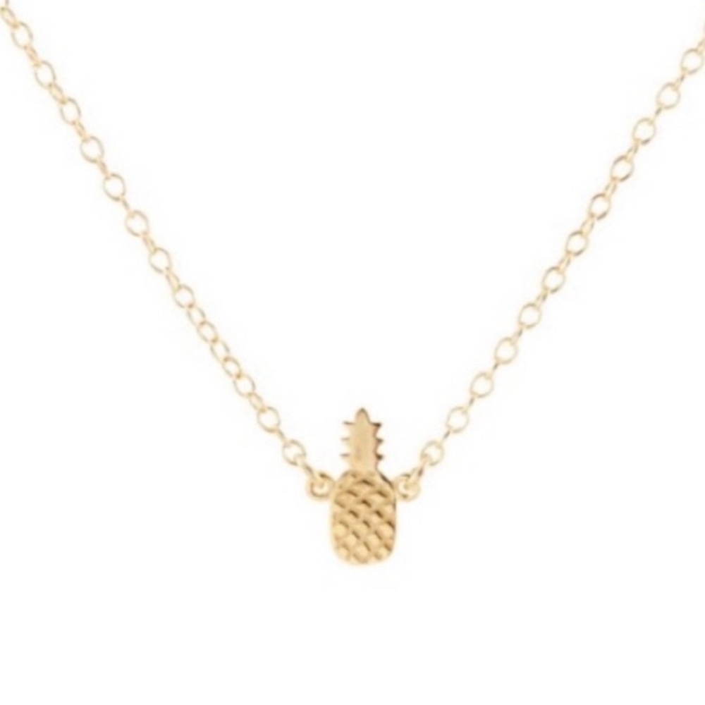 Nordstrom gold pineapple necklace